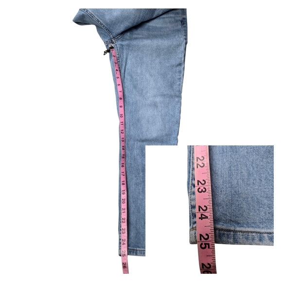 Everlane Sz 27 The Cheeky Ankle Blue Straight Denim Jeans‎ - Picture 10 of 12